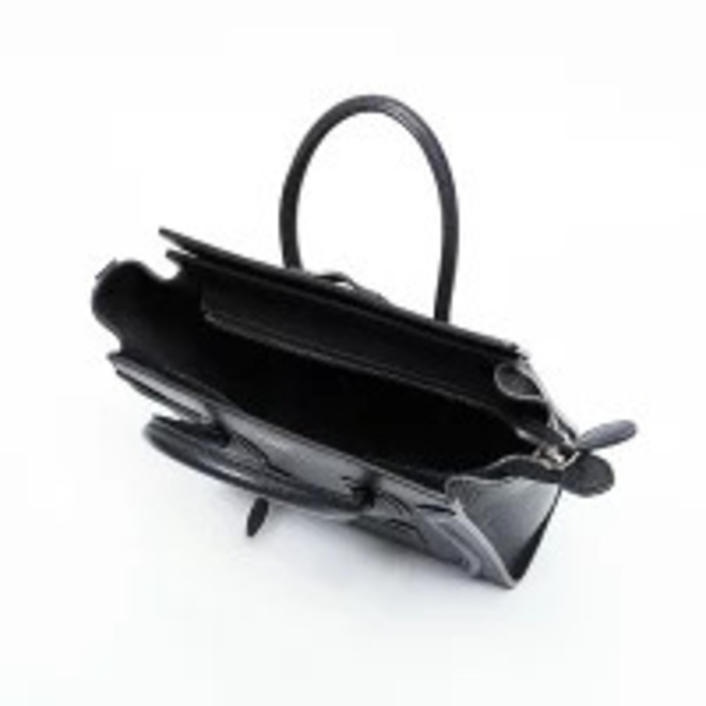 Celine Luggage Leather Handbag Black - Picture 12 of 13